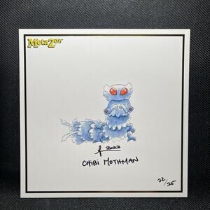 Metazoo Kickstarter Print Chibi Mothman Artist Signed Numbered Autograph 32/35